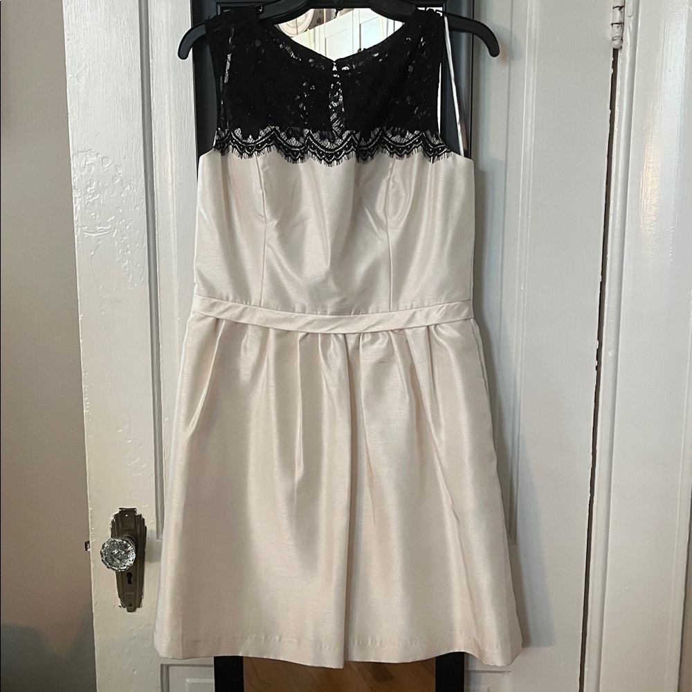 Signature‎ Cream Satin Dress